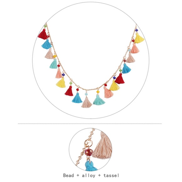Jewelry - Colorful Tassel Necklace